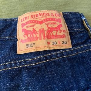Levi's 501 Original Fit Clean Rinse 30x30